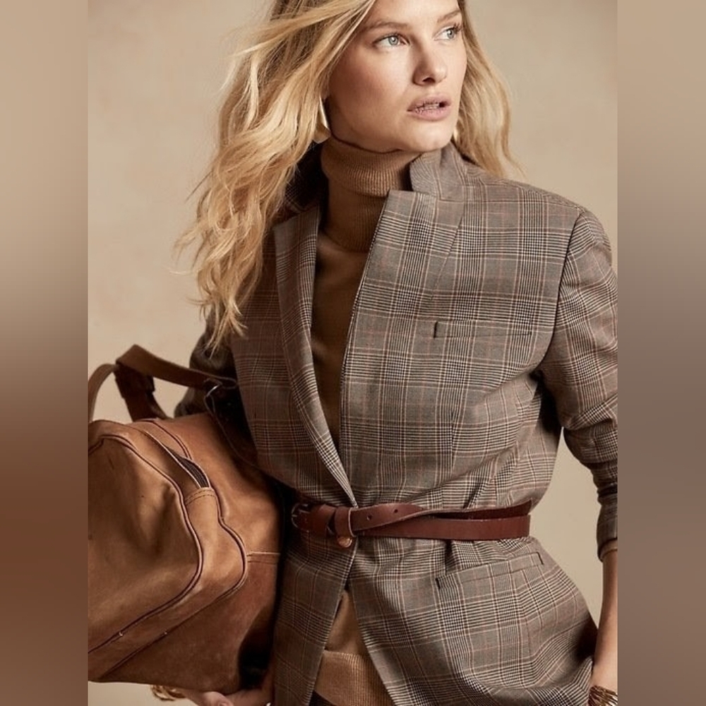 Olive Houndstooth Women's Suit 🫒
